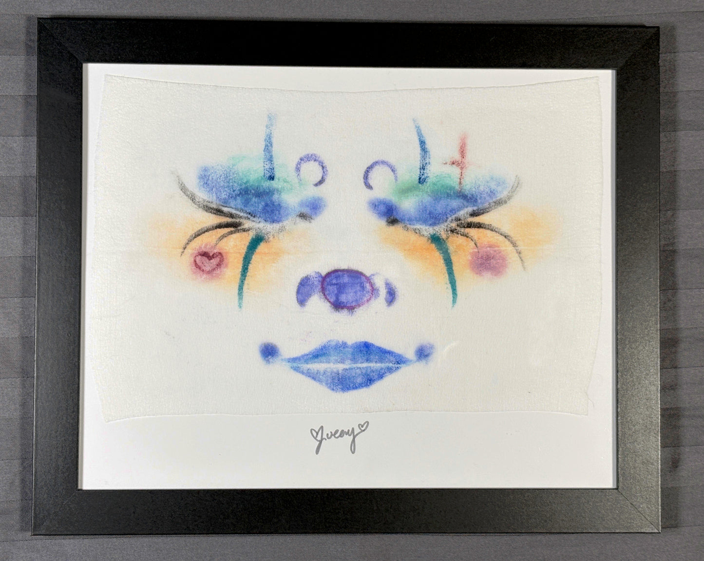 face impression framed