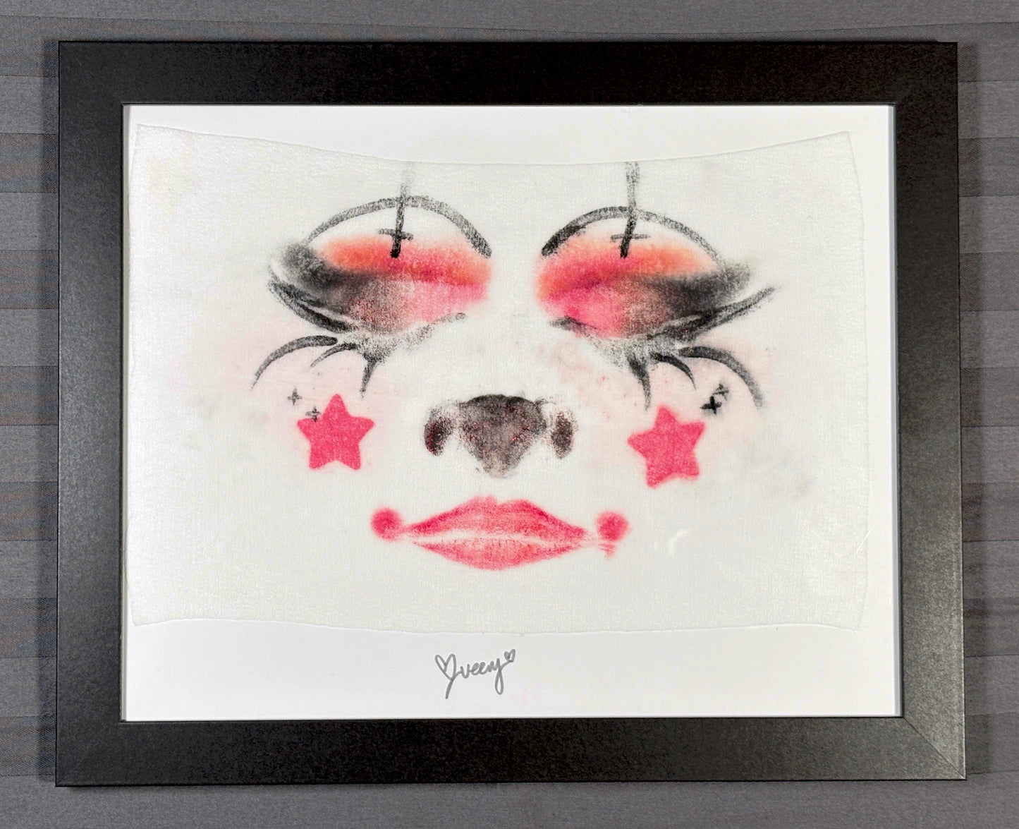 face impression framed